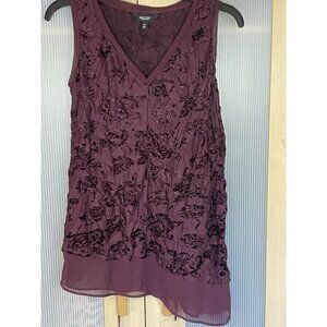Simply Vera Embroidered Blouse Sz XS Boho Whimsy Goth‎ Witchy Renaissance Top